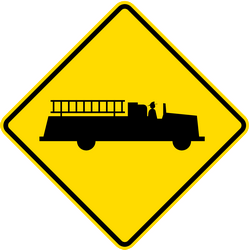 Advertencia por vehículos de emergencia.